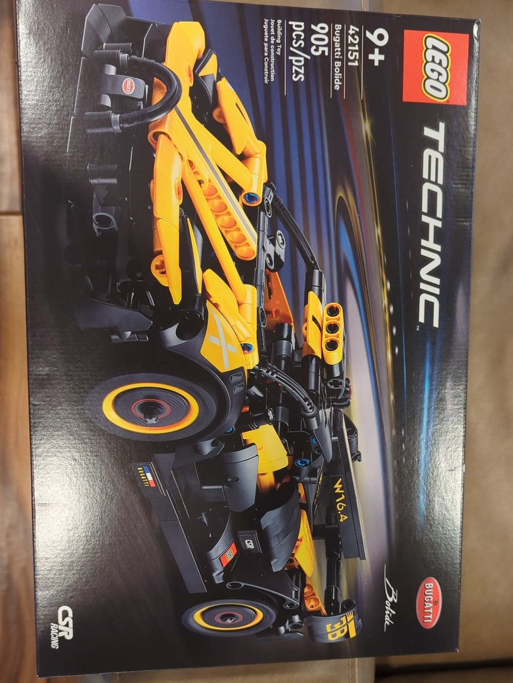 🏎️🏎️ NIB Lego Technic Yellow and Black Bugatti Bolide Model🏎️🏎️